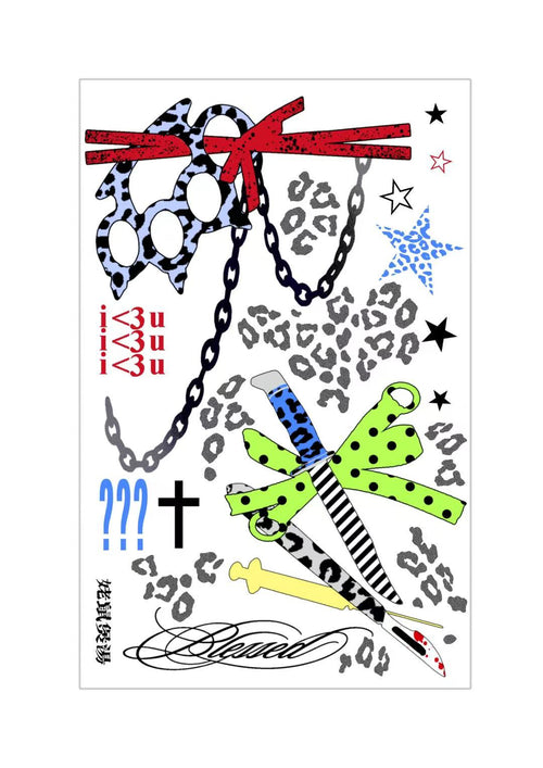 Tattoo Sticker Sheet 3